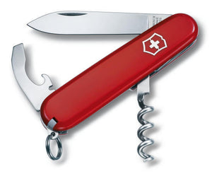 SWISS ARMY VICTORINOX 53891 0.3303-X2 WAITER RED MULTI FUNCTION POCKET KNIFE.