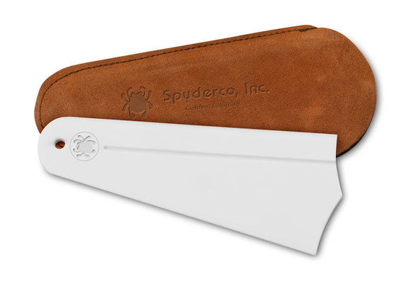 Spyderco 308f golden stone sharpener fine grit.