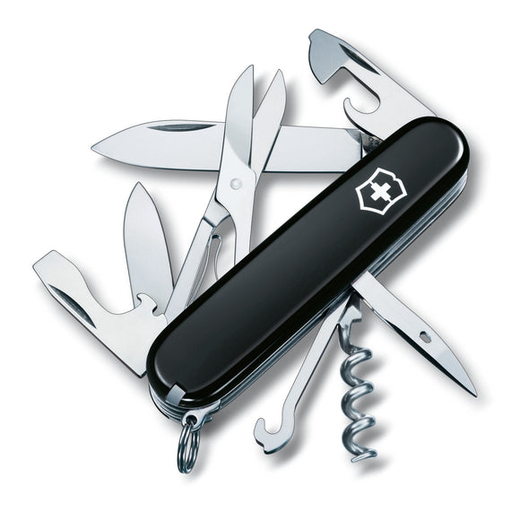 SWISS ARMY VICTORINOX 1.3703.3-033-X1 CLIMBER BLACK MULTI FUNCTION POCKET KNIFE.