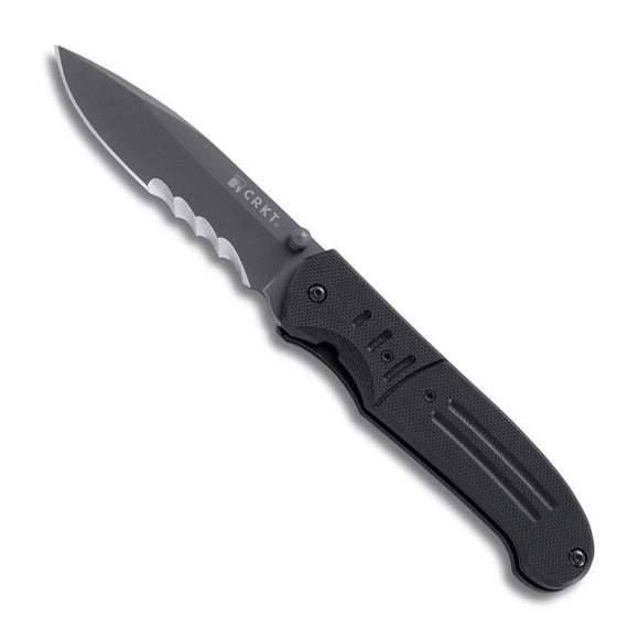 CRKT 6865 IGNITOR COMBO EDGE FOLDING KNIFE.