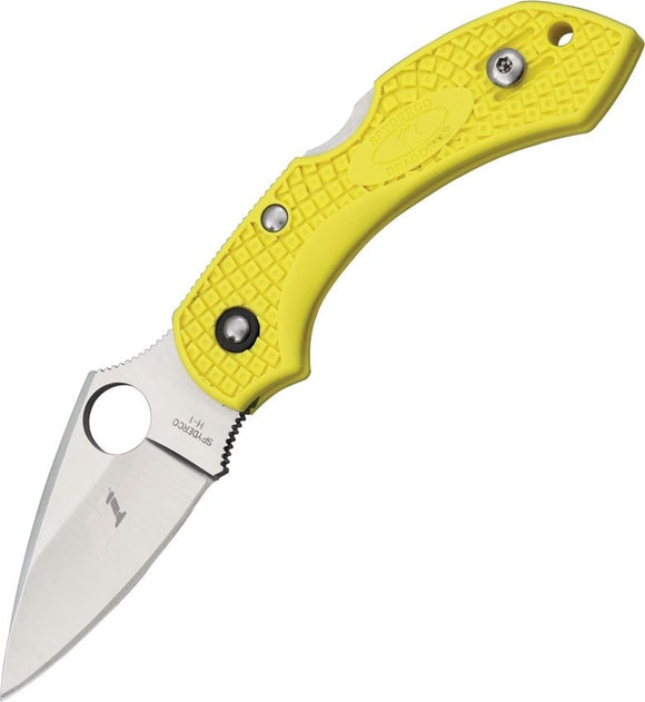 Spyderco C28pyl2 Dragonfly 2 Salt Plain Folding Knife