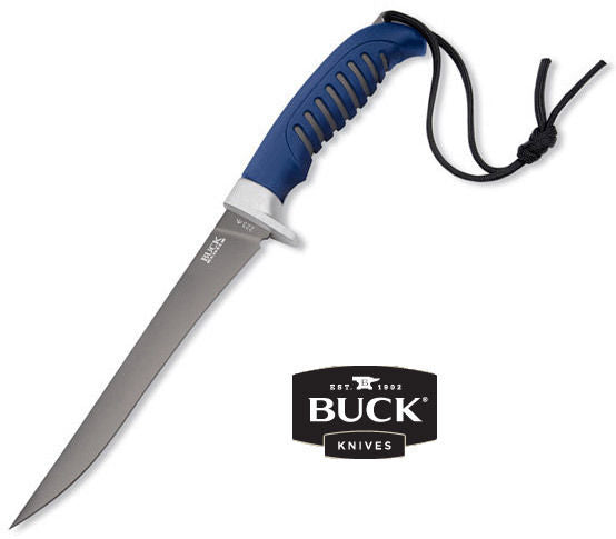 BUCK 223 223BLS SILVER CREEK 6 INCH TI COAT FILLET BLADE KNIFE