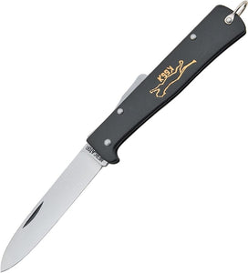 MERCATOR KNIVES L154 BLACK CAT CARBON STEEL FOLDING KNIFE.