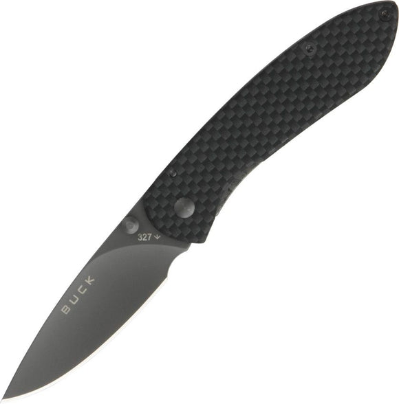 BUCK 327 327CFS NOBLEMAN CARBON FIBRE FOLDING KNIFE