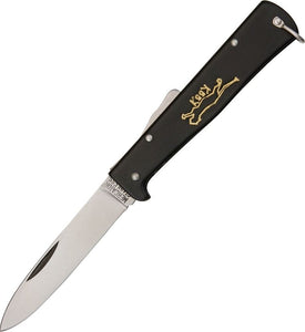 MERCATOR KNIVES L154S BLACK CAT STAINLESS STEEL FOLDING KNIFE.