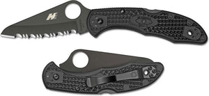 Spyderco C88SBBK2 Salt 2 spyderedge h1 steel folding knife.