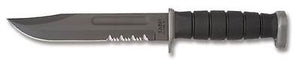 KABAR 1282 D2 EXTREME UTILITY COMBO EDGE FIXED BLADE KNIFE WITH HARD SHEATH