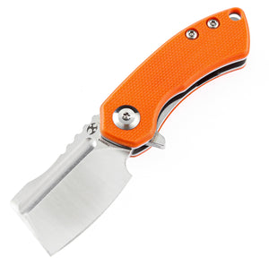 KANSEPT KNIVES KT3030A6 MINI KORVID LINERLOCK 154CM ORANGE G10 FOLDING KNIFE.