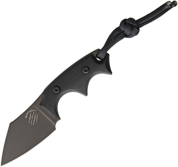 BASTINELLI CREATIONS BAS10V2B BB DRAGO STONEWASH N690 KNIFE W/SHEATH - S&R KNIVES INC