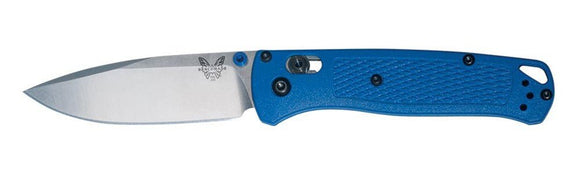 BENCHMADE 535 BUGOUT CPM - S30V SATIN BLADE GRIVORY HANDLE AXIS LOCK PLAIN EDGE FOLDING KNIFE USA MADE - S&R KNIVES INC