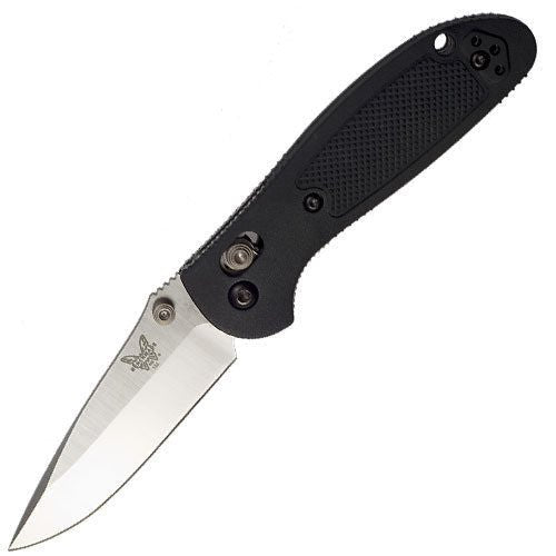 Benchmade 556 - S30V 556 Pardue Drop Point Mini Griptilian Plain Satin Folding Knife - S&R KNIVES INC