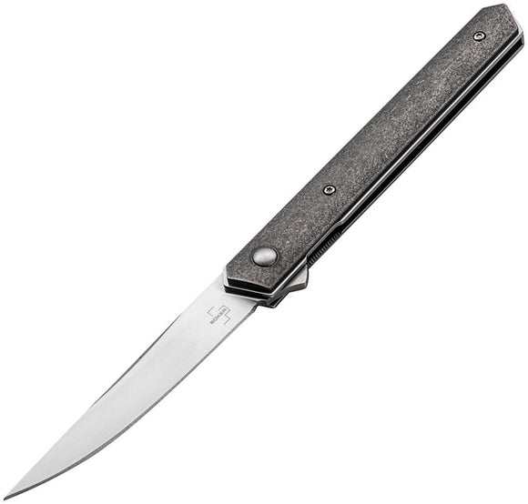 BOKER 01BO169 BOKER PLUS KWAIKEN AIR TITANIUM VG10 LUCAS BURNLY FOLDING KNIFE - S&R KNIVES INC