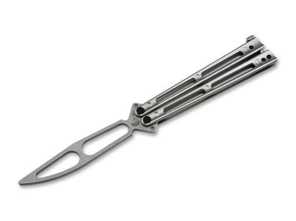 BOKER 01BO352 BOKER PLUS PAPILLON 420 STAILESS BLADE TRAINER FOLDING KNIFE. - S&R KNIVES INC