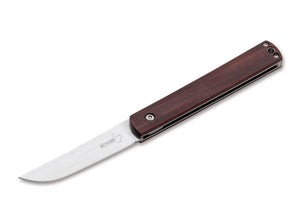 BOKER 01BO631 WASABI COCOBOLO HANDLE 440C STEEL FOLDING KNIFE - S&R KNIVES INC