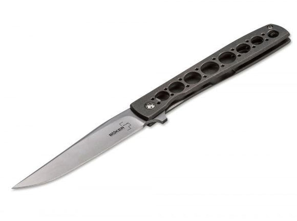 BOKER 01BO736 URBAN TRAPPER GRAND TITANIUM BRAD ZINKER VG10 STEEL FOLDING KNIFE - S&R KNIVES INC