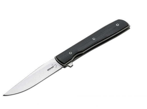 BOKER 01BO782 URBAN TRAPPER PETITE G10 BRAD ZINKER VG10 STEEL FOLDING KNIFE - S&R KNIVES INC