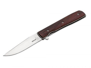 BOKER 01BO784 URBAN TRAPPER PETITE COCOBOLO BRAD ZINKER VG10 STEEL FOLDING KNIFE - S&R KNIVES INC