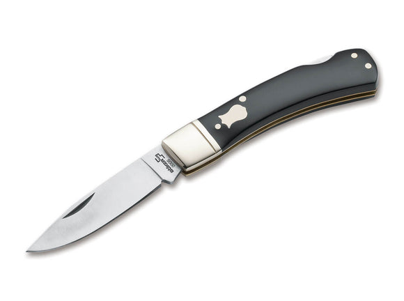 BOKER 01RY250B MAGNUM LOCKBACK 440C NAILNICK OPENING FOLDING KNIFE. - S&R KNIVES INC