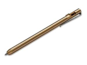 BOKER 09BO062 BP PEN ROCKET BRASS DARRIEL CASTON PEN - S&R KNIVES INC
