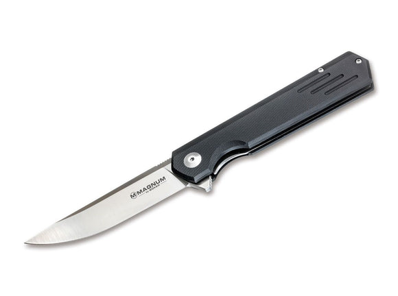 BOKER MAGNUM 01SC064 ASHIGARU LINERLOCK 440A STEEL FOLDING KNIFE. - S&R KNIVES INC