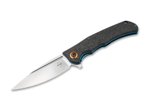 BOKER PLUS 01BO492 NUBILUM D2 STEEL CF HANDLE FOLDING KNIFE - S&R KNIVES INC