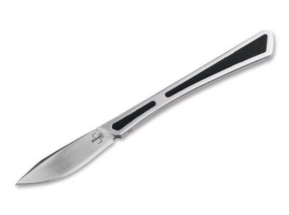 BOKER PLUS 02BO072 SCALPEL D2 STEEL ALEX KRAVA FIXED BLADE KNIFE W/SHEATH. - S&R KNIVES INC