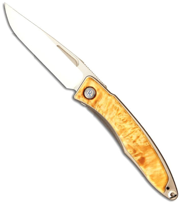 CHRIS REEVE MNA - 1008 MNANDI ELDER INLAY S45VN BLADE STEEL FOLDING KNIFE. - S&R KNIVES INC