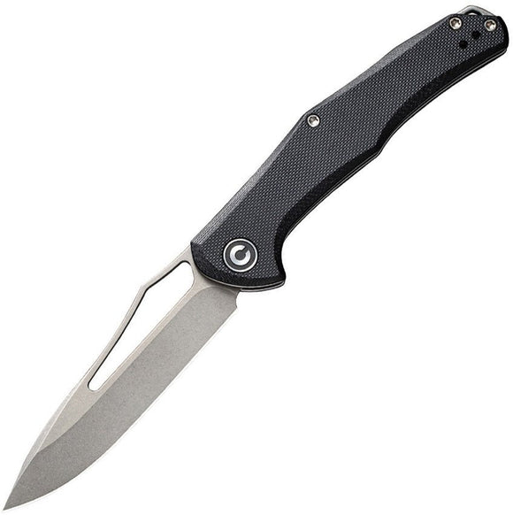 CIVIVI KNIVES CIVC2009E FRACTURE SLIPJOINT 8CR14MOV STEEL BLACK G10FOLDING KNIFE - S&R KNIVES INC