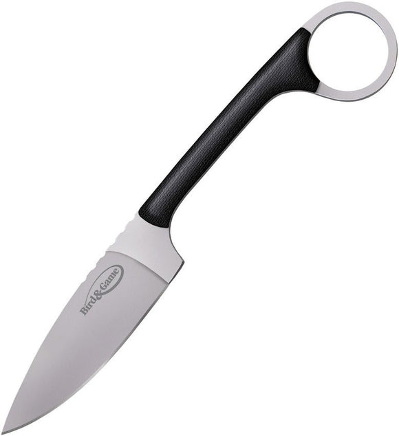 COLD STEEL 20A BIRD AND GAME AUS8A STEEL FIXED BLADE KNIFE WITH SHEATH - S&R KNIVES INC