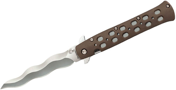 COLD STEEL 26SK4 TI - LITE KRIS LINERLOCK AUS - 10A STEEL 4 INCH FOLDING KNIFE. - S&R KNIVES INC
