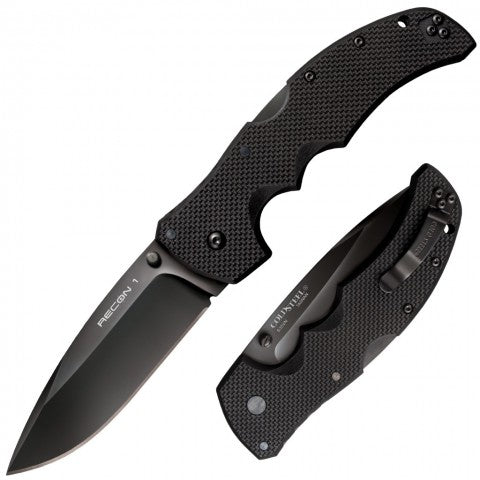COLD STEEL 27BS RECON 1 CPM S35VN BLADE STEEL LATEST RECON PLAIN FOLDING KNIFE - S&R KNIVES INC