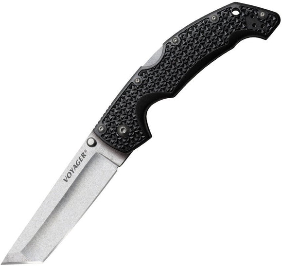 COLD STEEL 29AT LARGE VOYAGER TANTO POINT AUS - 10A STEEL FOLDING KNIFE - S&R KNIVES INC