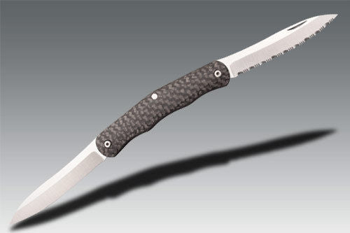 COLD STEEL 54VPN LUCKY DOUBLE BLADE CPM - S35VN BLADE STEEL FOLDING KNIFE - S&R KNIVES INC