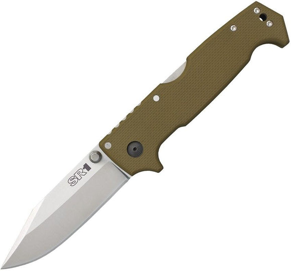 COLD STEEL 62L SR1 CPM - S35VN BLADE STEEL PLAIN EDGE FOLDING KNIFE. - S&R KNIVES INC