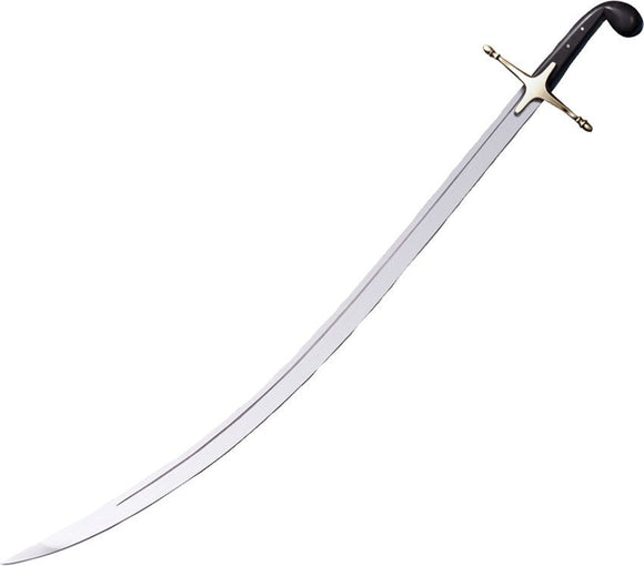 COLD STEEL 88STS SHAMSHIR 1055 CARBON STEEL SWORD WITH SCABBARD - S&R KNIVES INC
