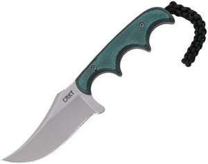 CRKT 2379 MINIMALIST PERSIAN ALAN FOLTS 8CR13MOV NECK CARRY FIXED BLADE KNIFE W/SHEATH - S&R KNIVES INC