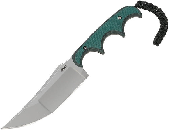 CRKT 2394 MINIMALIST KATANA 8CR13MOV STEEL ALAN FOLTS NECK CARRY FIXED BLADE KNIFE WSHEATH - S&R KNIVES INC