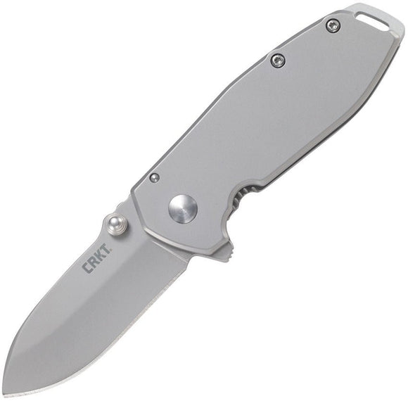 CRKT 2492 LUCAS BURNLEY SQUID 8CR14MOV STEEL ASSITED FRAMELOCK FOLDING KNIFE. - S&R KNIVES INC