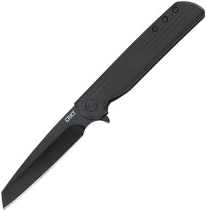 CRKT 3802K LCK+ ALL BLACK MATTHEW LERCH 8CR13MOV STEEL FOLDING KNIFE. - S&R KNIVES INC