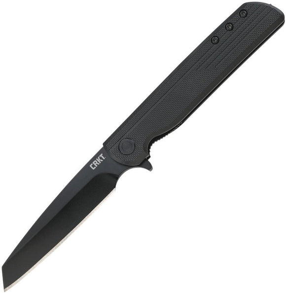 CRKT 3802K LCK+ ALL BLACK MATTHEW LERCH 8CR13MOV STEEL FOLDING KNIFE. - S&R KNIVES INC