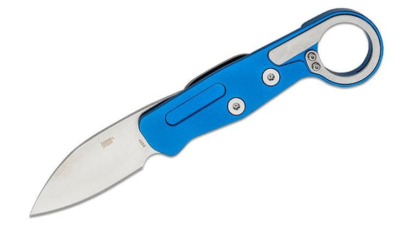CRKT 4050 PROVOKE EDC BLUE D2 STEEL JOE CASWELL FOLDING KNIFE. - S&R KNIVES INC