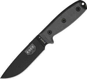 ESEE ESEE - 4P 4P ESEE4P MODEL 4 1095 STEEL FIWED BLADE KNIFE WITH SHEATH. - S&R KNIVES INC