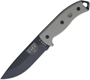 ESEE RAT CUTLERY ESEE - 5P ESEE5P MODEL 5 FIXED BLADE KNIFE WITH HARD SHEATH SYSTEM. - S&R KNIVES INC