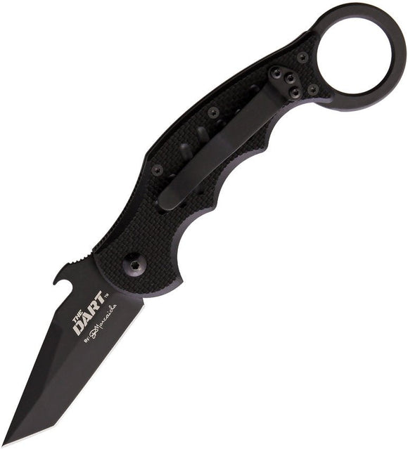 FOX FOX597DART DART LINERLOCK TANTO N690 STEEL FOLDING KNIFE. - S&R KNIVES INC