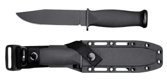 KABAR 2221 MARK I PLAIN EDGE FIXED BLADE KNIFE WITH HARD SHEATH - S&R KNIVES INC
