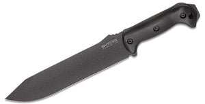 KABAR BECKER BK9 BOWIE BLACK BLADE FIXED BLADE KNIFE WITH SHEATH. - S&R KNIVES INC