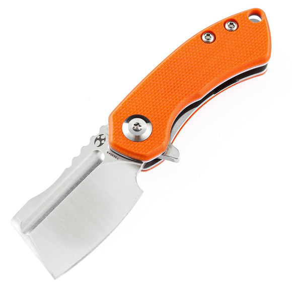 KANSEPT KNIVES KT3030A6 MINI KORVID LINERLOCK 154CM ORANGE G10 FOLDING KNIFE. - S&R KNIVES INC