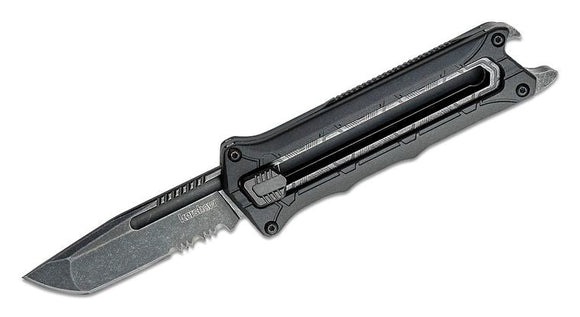 KERSHAW 1195 INTERSTELLAR MANUAL OTF TANTO 8CR13MOV FOLDING KNIFE. - S&R KNIVES INC