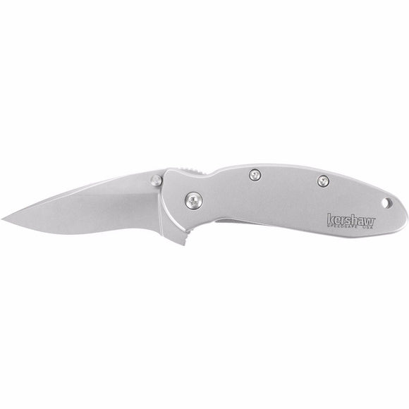 KERSHAW 1620FL SCALLION FRAME LOCK PLAIN EDGE KEN ONION DESIGN FOLDING KNIFE. - S&R KNIVES INC
