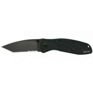 KERSHAW 1670TBLKST BLUR TANTO ASSISTED COMBO EDGE FOLDING KNIFE. MADE IN USA - S&R KNIVES INC